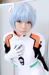 ayanami_rei blue_hair bodysuit cosplay namada neon_genesis_evangelion plugsuit rating:Safe score:3 user:darkgray