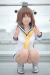 boots cosplay kantai_collection panties reco sailor_dress yukikaze_(kantai_collection) rating:Safe score:4 user:nil!