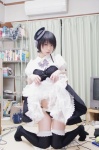 blouse cosplay dress_lift hat iiniku_ushijima jumper original panties thighhighs rating:Safe score:9 user:nil!