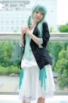 aqua_hair blazer cosplay dress hatsune_miku keep_only_one_love_(vocaloid) miou twintails vocaloid rating:Safe score:1 user:nil!