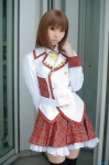 blazer blouse cosplay dream_party_2011 nanatsu_no_fushigi_no_owaru_toki pleated_skirt rinami school_uniform skirt thighhighs totika_misaki zettai_ryouiki rating:Safe score:5 user:nil!