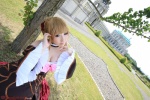 beatrice braid choker cleavage cosplay gown orange_hair saku umineko_no_naku_koro_ni rating:Safe score:0 user:nil!