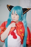 apron aqua_hair bad∞end∞night_(vocaloid) cosplay dress hatsune_miku miki shawl twintails vocaloid rating:Safe score:0 user:nil!
