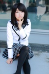 blazer blouse bowtie cosplay ichinomiya_kanna pleated_skirt shingyoji_fumie shiritsu_bakaleya_koukou skirt thighhighs rating:Safe score:4 user:pixymisa