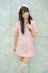 cosplay dress fujimi_suzu nana nitro_super_sonic nurse nurse_cap nurse_uniform thighhighs zettai_ryouiki rating:Safe score:1 user:nil!