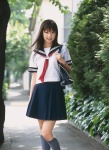 bookbag dgc_0062 kneesocks ogura_yuuko pleated_skirt sailor_uniform school_uniform skirt rating:Safe score:2 user:nil!