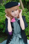 amnesia beret blonde_hair braid cosplay dress heroine_(amnesia) jacket nana rating:Safe score:0 user:nil!