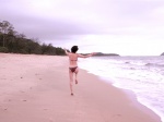 ass beach bikini black_perfume kurosawa_asuka ocean swimsuit rating:Safe score:0 user:nil!
