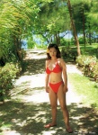 bikini brown_hair cleavage ohura_anna sandals swimsuit tree rating:Safe score:0 user:msgundam2