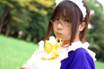 apron chocoball cosplay dress glasses hairband kara_no_naka_no_kotori lease maid maid_uniform megane_joshi rating:Safe score:0 user:nil!