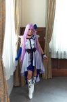 boots cosplay cure_moonlight dress heartcatch_precure! one_elbow_glove pretty_cure purple_hair takamura_aoi tsukikage_yuri rating:Safe score:0 user:nil!