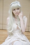 blonde_hair cosplay dress hairband original sakura_mao thighhighs zettai_ryouiki rating:Safe score:0 user:nil!
