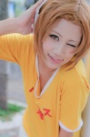 cosplay headset k-on! sakuma_koami shorts tainaka_ritsu tshirt rating:Safe score:0 user:xkaras