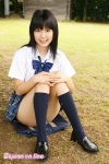 aoi_tsukasa blouse bookbag costume kneesocks pleated_skirt school_uniform skirt rating:Safe score:0 user:nil!