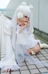 boots chamaro cosplay dress kirakishou pantyhose rozen_maiden white_hair rating:Safe score:1 user:nil!