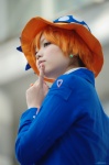 blouse coat cosplay forest hat kaieda_kae mayuzumi_kaoru orange_hair overalls rating:Safe score:0 user:nil!