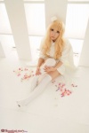 blonde_hair cape cosplay deep_rabbit dress macross macross_frontier macross_frontier:_itsuwari_no_utahime saku sheryl_nome thighhighs zettai_ryouiki rating:Safe score:0 user:nil!