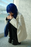 blazer blue_hair cosplay crossplay dress_shirt izaberu kaito scarf trousers vocaloid rating:Safe score:0 user:nil!