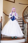 cosplay crystal_crown feena_fam_earthlight gloves gown kamui_arisa purple_hair tiara yoake_mae_yori_ruri_iro_na rating:Safe score:0 user:nil!