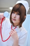 cosplay dress hair_clips narihara_riku nurse nurse_cap nurse_uniform original stethoscope rating:Safe score:0 user:nil!