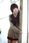 blouse cardigan cosplay itsuki_akira original pleated_skirt school_uniform skirt twintails rating:Safe score:0 user:nil!