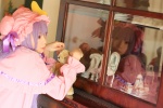 amatsuka_miyu cosplay dress hat patchouli_knowledge purple_hair robe stuffed_animal teddy_bear touhou rating:Safe score:0 user:nil!