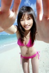 beach bikini cleavage nagasawa_nao nao_mail_2 ocean side-tie_bikini swimsuit rating:Safe score:0 user:nil!