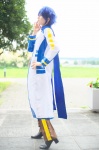 blue_hair boots cosplay crossplay default_costume jacket kaito kuuya scarf trousers vocaloid rating:Safe score:0 user:nil!