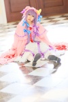 amatsuka_miyu cosplay dress hat patchouli_knowledge purple_hair robe thighhighs touhou rating:Safe score:0 user:nil!