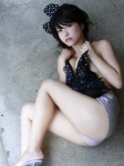 cleavage hairbow halter_top kishi_asuka shorts rating:Safe score:4 user:nil!
