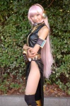 armband blouse boots cosplay default_costume detached_sleeves headset kneehighs megurine_luka necoco pink_hair skirt vocaloid rating:Safe score:1 user:pixymisa