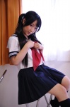 amemiya_luna blouse kneesocks pleated_skirt scarf school_uniform skirt twintails rating:Safe score:0 user:pixymisa