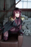 bodysuit bra cosplay fate/grand_order panties purple_hair saku scathach_(fate/grand_order) shadow_queen spear rating:Safe score:1 user:nil!