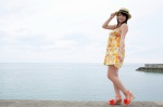 dress ocean sandals shinozaki_ai straw_hat welcome_to_my_ai_land rating:Safe score:0 user:nil!