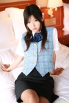 bed blouse dgc_0579 kijima_noriko miniskirt pantyhose skirt vest rating:Safe score:1 user:nil!