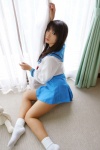 asahina_mikuru chocoball cosplay pleated_skirt sailor_uniform school_uniform skirt socks stuffed_animal suzumiya_haruhi_no_yuuutsu rating:Safe score:3 user:nil!