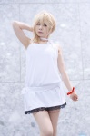 atsuki benio blonde_hair choker cosplay dress pantyhose sheer_legwear side_ponytail zone-00 rating:Safe score:1 user:nil!