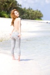 araki_sayaka ass beach glamorous_high ocean sideboob topless trousers rating:Questionable score:0 user:nil!