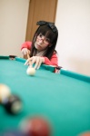 blouse cardigan costume glasses hairbow kazuki_aria pool_table school_uniform rating:Safe score:0 user:nil!