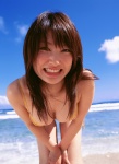 beach bikini cleavage kimochi_no_chikara ocean oota_chiaki side-tie_bikini swimsuit rating:Safe score:0 user:nil!