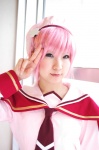 beret cosplay matcha pink_hair sailor_uniform school_uniform tagme_character tagme_series tie rating:Safe score:0 user:nil!
