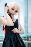 cosplay dress gasai_yuno hair_ties katana mirai_nikki pink_hair sword twintails usagi_yakuro rating:Safe score:1 user:pixymisa