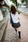 blouse bookbag costume girlz_high kneesocks nao_(iv) pleated_skirt school_uniform side-b_35 skirt umbrella rating:Safe score:0 user:nil!