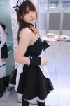 apron cosplay costume crinoline hairband katou_mari kore_ga_watashi_no_goshujin-sama maid maid_uniform sawatari_mitsuki serving_tray thighhighs wristband rating:Safe score:2 user:nil!