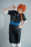 braid cosplay crossplay gintama hibiki_touya kamui mandarin_suit orange_hair rating:Safe score:0 user:nil!