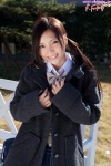 blouse coat nishihama_fuuka pleated_skirt school_uniform skirt sweater_vest twintails rating:Safe score:0 user:nil!