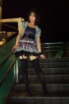 cardigan dress garter_belt kanato_akira thighhighs zettai_ryouiki rating:Safe score:0 user:nil!