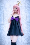 aayame_i cosplay crown dress megurine_luka pink_hair vocaloid world_is_mine_(vocaloid) rating:Safe score:1 user:DarkSSA