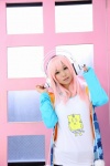 cat_hoodie cosplay headphones itsuki_akira miniskirt nitro_super_sonic pink_hair skirt super_akira super_soniko tank_top rating:Safe score:0 user:nil!