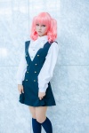 blouse cosplay inu_boku_secret_service jumper kneesocks pink_hair roromiya_karuta scarf_tie tometo_kamu twintails rating:Safe score:1 user:pixymisa